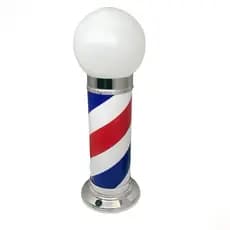 Barber Pole para Bancada Barbearia Iluminação Luxo 45cm Megan