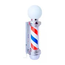Barbe Pole 60cm Com Globo Barbearia Iluminação Poste Retro 127/220V