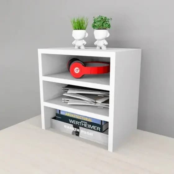 Organizador De Mesa Escaninho 30x30x20cm Mdf Escritório Organização Prática