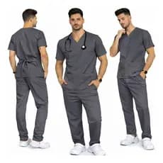 Scrub Oxford Profissional Pijama Oxford Hospitalar Macio Resistente e Não Amassa