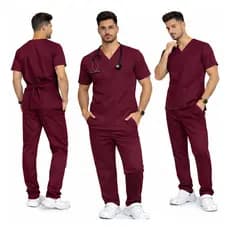 Pijama Cirúrgico Masculino Feminino Vet Medico Dentista Conjunto Scrub Oxford