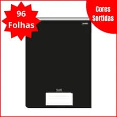 Caderno Brochurao Capa Dura 96 Folhas Stiff Cores Sortidas Jandaia