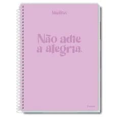 Kit 2 Cadernos Universitários Capa Dura Mantras Credeal 160 Fls 10 Matéria - Volta às Aulas