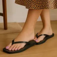 Chinelo Feminino de Dedo Dia a Dia Rasteirinha