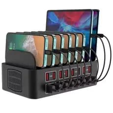 Universal 16 Portas Multi Usb Carregador Rápido Estação De Carregamento Suporte De Telefone De Carga Rápida