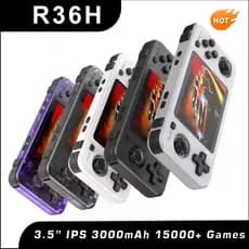 R36H console De Jogos Portátil Sistema Linux Tela IPS De 3.5 Polegadas Clássico 64GBWiFi Leitor De Conexão De Vídeo
