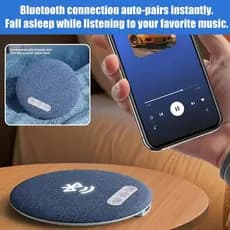 Alto-Falante De Travesseiro X3pro Bluetooth 5.4 Sob A Máquina De Som-Ruído Branco Estéreo HiFi Com Temporizadores De 30/