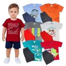 Kit 10 Peças Roupas Infantil Menino Premium 1 ao 10 Conjunto Criança Masculino