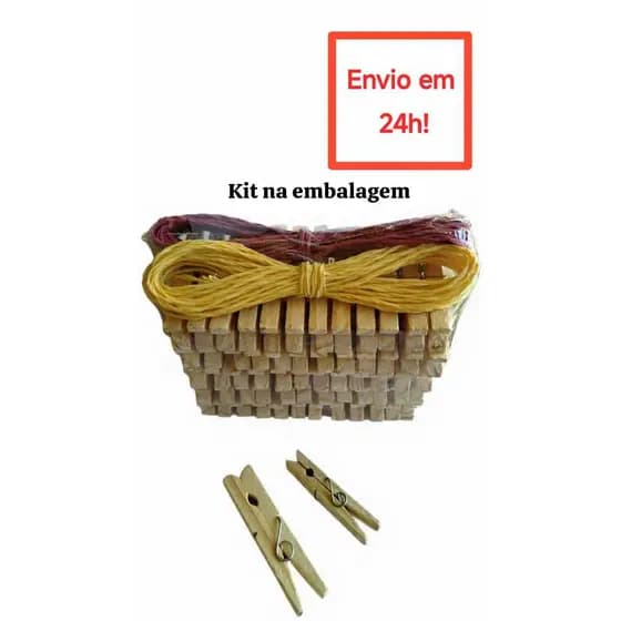 kit Prendedor Gigante120,60,48 unidades Grátis Cordinha mola de aço galvanizado pregador de roupa Gigante