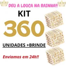 kit 360 Prendedores  grampo de roupa, pregador de madeira, clip de roupa, grampo lavanderia varal prendedor secar lavar