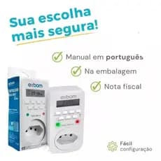 Timer Digital Temporizador Bivolt Programavel Automatico