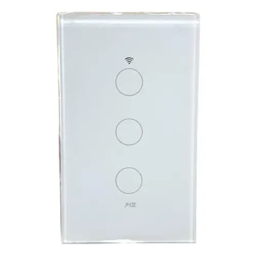 Interruptor Inteligente Pix 3 Botões Touch Alexa Modulo 3