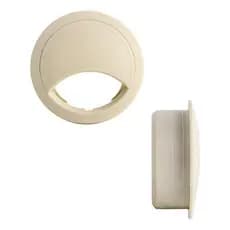 Acabamento Moveis Passa Fio Tapa Furo Redondo Ø 59mm Marfim