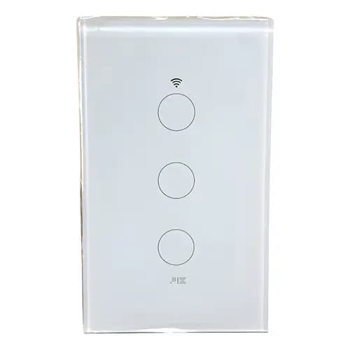 Interruptor Inteligente Pix 3 Botões Touch Alexa Modulo 3