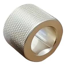5x Puxador Anello Aço Escovado 32,6 Mm Porta Gaveta Moderno
