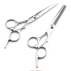Tesoura para cortar cabelo fio a laser e desbastadora para barbeador e cabelereiro - salão