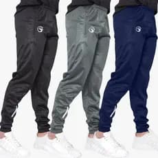 Kit 3 Calças Masculina Modelo Jogger Adulto Academia Esporte com Elástico Na Cintura