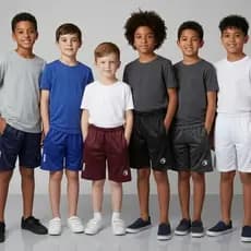 Combo 7 Bermudas infantil Chimpa shorts Do 4 ao 16 Bermuda Escolar Forte Resistente Bermuda De Menino