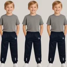 Kit Com 3 Calças Infantil do 4 ao 16  Ótimas Para Escola Quentinha e Forrada Com Bolsos E Ziper