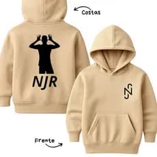 Moletom Neymar Jr Agasalho Menino Ney Santos Futebol Blusa De Frio Ney Premium Infantil Menino Menina Unissex