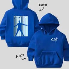 Moletom Do Cristiano Ronaldo Blusa De Frio Do CR7 Agasalho Cristiano Ronaldo Premium Infantil Unissex