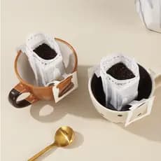 KIT 50A 200 Filtro de Café Descartável Individual Filtragem Ideal para Casa Escritório e Viagens Eficiente Fácil de Usar