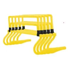 Kit 5 Barreira Ajustável Treinamento Funcional 4 Alturas PVC Agilidade Salto JustGoFit