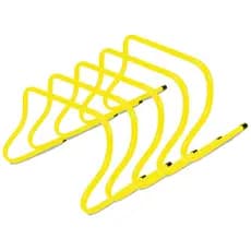 Kit 5 Barreiras 23cm Treinamento Funcional Agilidade Obstáculo Circuito JustGoFit