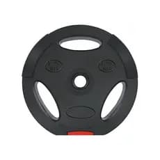 Anilha 1.25kg Para Barras Halteres Com Pegada Vazado Academia Musculação Treino Carga JustGoFit
