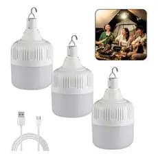 150w Lampião Camping Led Recarregável Acampamen Barraca