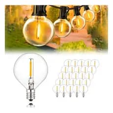 25pcs Lâmpada Festao Inquebrável Para Decorativa Jardins 110v