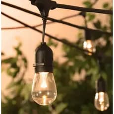 30M Varal De Luzes Festão Lâmpadas Inclusas Natal Decorativa Inquebrável Varal Luz De Corda Festao 30 Lampadas Pisca Pis