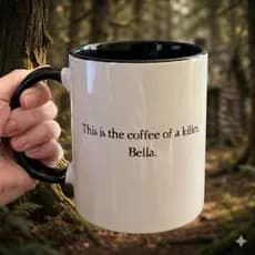 Caneca Crepúsculo Twilight This is the Coffee of a Killer Bella Porcelana Personalizada
