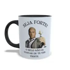 Caneca Belo meme seja forte branca e colorida mais vendidas