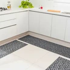 Kit 3 Tapete Passadeira Cozinha 0,5x1m E 0,5x2m Moderno