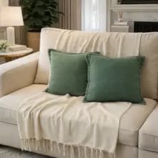 Manta Sofá Premium Algodão 240x180 Cm Decorativa