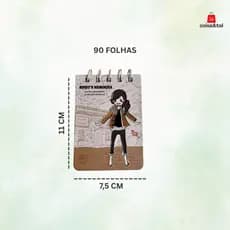 Bloco de Notas | 90 Folhas | Capas Sortidas | Leve 3 pague 2