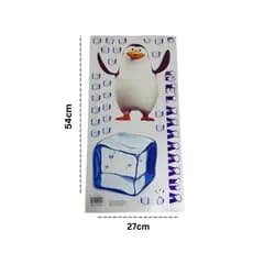 Adesivo Decorativo Pinguim com Escrita "Gelada" – 54x27cm