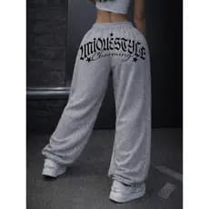 Calça Wed Leg Moletom Baddy Streetwear Tendência Style Confortável Premium Unissex Caimento Perfeito