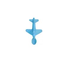 Colher Avião para Refeição Infantil Criança Bebê Azul ( 43218 )