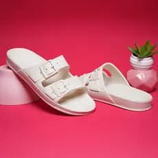 Chinelo Papete Sandália Birken Infantil Menina Borracha com tiras Feminino Confortável Leve