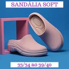Babuche Sandália Estágio Enfermeira Soft EPI Feminino e Masculino Lançamento Com Palmilha