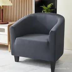 Single Sofá Cobertura Do Clube Para Sala De Estar Elástica Relaxante Protetora De Poltrona Spandex Cor Sólida Home Hotel