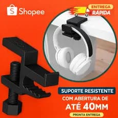 Suporte Para Fone de Ouvido Headset Gamer Fixação em Mesa