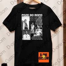 Camisa Camiseta MC Poze Do Rodo Familia Intoc谩vel F茅 Inabal谩vel Trevo Sorte Letra Vida Louca