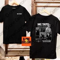 Camisa Camiseta Estampado Mc Tato Funk Explodiu Luz do Luar Love Funk N茫o me Esque莽o Show Homenagem