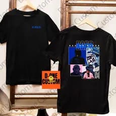 Camisa Camiseta Baco Exu Homenagem Hip-Hop Nacional Blusa Show Street Azul Montagem Hasos
