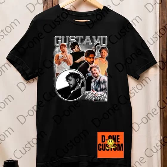 Camisa Camiseta Gustavo Mioto Homenagem Show Prata Montagem Sertanejo Rodeio Festa Turn锚 Blusa