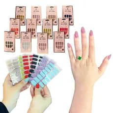 Adesivos Copia De Gel Strips Variatoria Cobertura Total Para Unhas A Prova D Agua