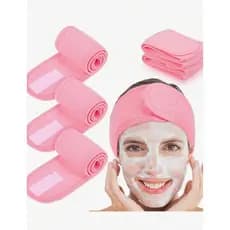 Faixa Tiara Para Cabelo com Estética Para Limpeza/ Maquiagem /Skin Care/Faixa de Cabeça Facial Spa Ajustável/Ioga/Esport